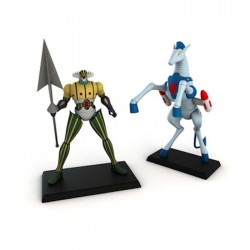 GO NAGAI ROBOT COLLECTION SPECIAL  7 JEEG ROBOT D'ACCIAIO  + ANTARES FIGURE