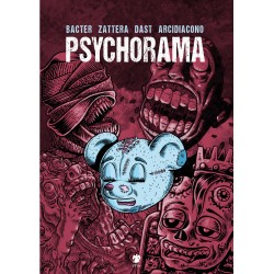 PSYCHORAMA STEFANO ZATTERA DAVID BACTER DAST DARIO ARCIDIACONO FUMETTO ERIS EDIZIONI EDIZIONE ITALIANA