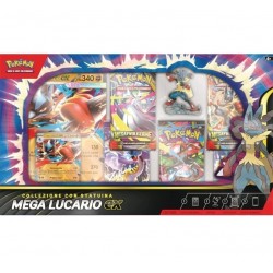 POKèMON CARD GAME COLLEZIONE MEGA LUCARIO EX CON STATUINA ITALIANO SEALED