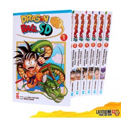 DRAGON BALL SD 1-7 SEQUENZA COMPLETA AKIRA TORIYAMA OHISHI STAR COMICS MANGA FUMETTO