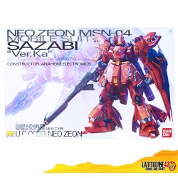 MODEL KIT BANDAI MASTER GRADE MG 1/100 MOBILE SUIT GUNDAM SAZABI VER. KA