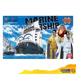 MODEL KIT BANDAI HIGH GRADE MG 1/144 ONE PIECE MARINE SHIP