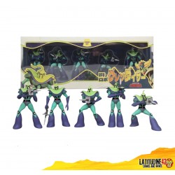 UFO ROBOT GOLDRAKE PACK 5 VEGAN SOLDIER ACTION FIGURE 6CM PLASTOY