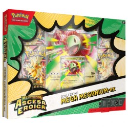 POKèMON CARD GAME COLLEZIONE ASCESA EROICA MEGA MEGANIUM EX 4 PACK ITALIANO SEALED