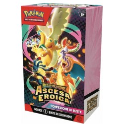 POKèMON CARD GAME ASCESA EROICA CONFEZIONE BUNDLE 6 PACK ITALIANO SEALED
