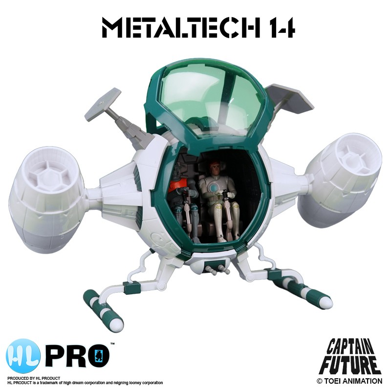 HL PRO METALTECH 14 CAPTAIN FUTURE - COSMOLINER DIE CAST FIGURE NEW