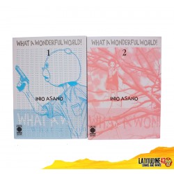 WHAT A WONDERFUL WORLD! 1/2 SERIE COMPLETA PLANET MANGA PANINI FUMETTO INIO ASANO