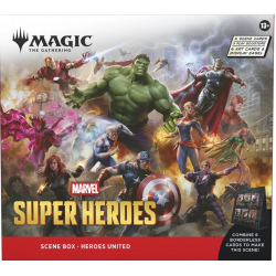 MAGIC THE GATHERING MARVEL SUPER HEROES SCENE BOX HEROES UNITED ENGLISH SEALED