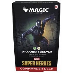 MAGIC THE GATHERING MARVEL SUPER HEROES COMMANDER DECK WAKANDA FOREVER ENGLISH SEALED