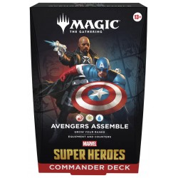 MAGIC THE GATHERING MARVEL SUPER HEROES COMMANDER DECK AVENGERS ASSEMBLE ENGLISH SEALED