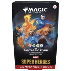 MAGIC THE GATHERING MARVEL SUPER HEROES COMMANDER DECK THE FANTASTIC FOUR ENGLISH SEALED
