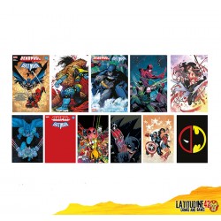 DEADPOOL / BATMAN REGULAR + 9 VARIANT + 1 VARIANT FRANK MILLER SERIE COMPLETA SPILLATI PANINI COMICS MARVEL DC FUMETTO