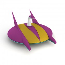 GO NAGAI ROBOT COLLECTION  99 NUOVI MINI DISCHI 2 UFO ROBOT GOLDRAKE FIGURE