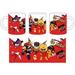 MUG IL PAZZO MONDO DI GO NAGAI TAZZA IN CERAMICA ROSSA RED NEW