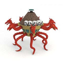 GO NAGAI ROBOT COLLECTION  37 ASTRONAVE REGINA HIMIKA JEEG ROBOT D'ACCIAIO FIGURE