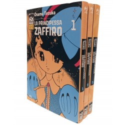 LA PRINCIPESSA ZAFFIRO 1-3 SERIE COMPLETA JPOP FUMETTO MANGA OSAMU TEZUKA